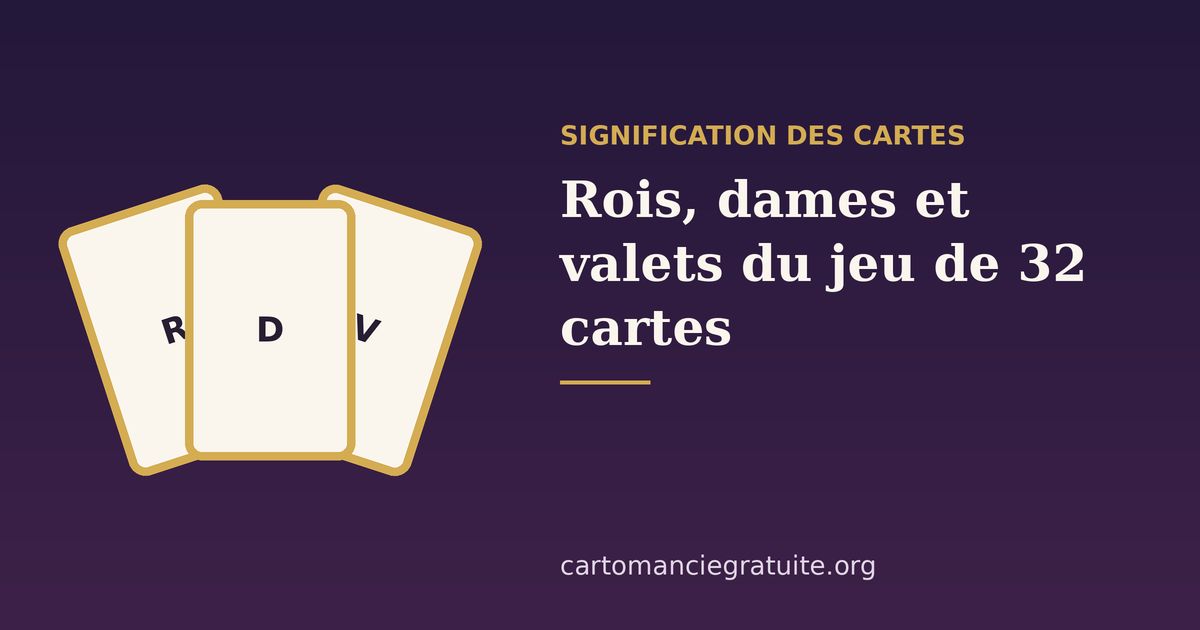 Illustration de l'article « Rois, dames et valets : qui sont les figures du jeu de 32 cartes ? »