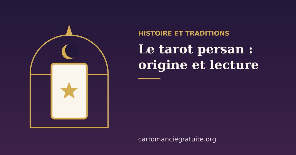 Illustration de l'article « Le tarot persan : origine, structure et méthode de lecture »